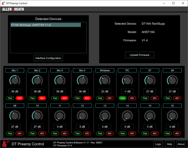 Allen & Heath DT168